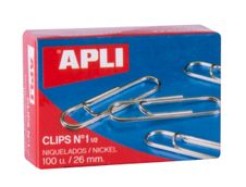 Caja 100 Clips galvanizados nº2 32mm