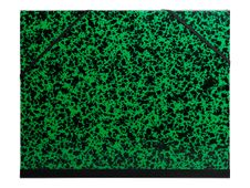 Exacompta - Carton à dessin à élastiques - 52 x 72 cm - vert