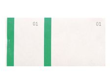 Exacompta - 10 Blocs vendeurs de 100 tickets - 60 x 135 mm - numéroté - vert