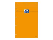 Oxford - Bloc notes - A4 + - 160 pages - grands carreaux - perforé - orange
