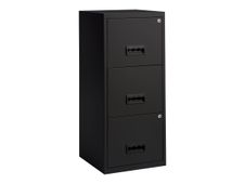 Classeur 3 tiroirs pour dossiers suspendus - 95,7 x 40 x 40 cm - noir
