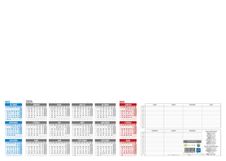 Bouchut Quadri-Pratic - Sous-main millésimé - 25 feuilles - 38,5 x 54 cm