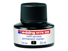 edding MTK 25 - Recharge d'encre pour marqueur permanent - noir