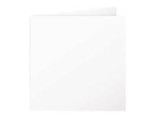 Pollen - 25 Cartes pliées - 160 x 160 mm - 210 g/m² - blanc