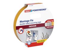Tesa Powerbond - Adhésif double face mousse  - 19 mm x 5 m