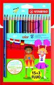 STABILO Color - 18 Crayons de couleur