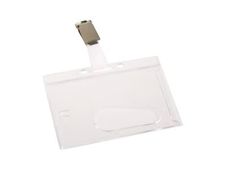 Sign porte-badge de nom - pour 54 x 86 mm - transparent (pack de 50)
