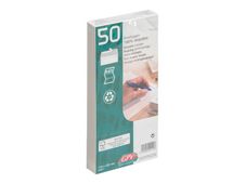 GPV Green - 50 Enveloppes recyclées DL 110 x 220 mm - 80 gr - sans fenêtre - bande auto-adhésive