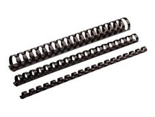 Fellowes - 100 anneaux de reliure en plastique -14 mm - jusqu'à 100 feuilles - noir