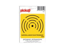 Pickup - Pictogramme - Surveillance éléctronique - 100 x 100 mm