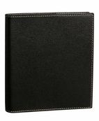 Agenda Club Executif - 1 semaine sur 2 pages - 16 x 16 cm - noir - Quo Vadis