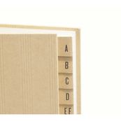 Extendos - Trieur alphabétique 18 positions - kraft