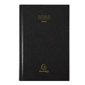 Agenda Raisin - 1 jour par page - 16,5 x 24,5 cm - noir - Exacompta