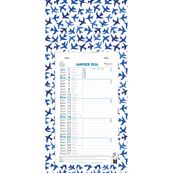 Calendrier mensuel en papier sur plaque - 19 x 41 cm - Exacompta