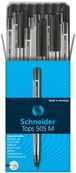 Schneider Tops 505 - 50 Stylos à bille - noir - moyen