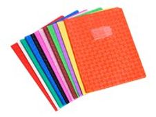 Calligraphe - Protège cahier sans rabat - 24 x 32 cm - grain losange - orange