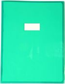 Calligraphe - Protège cahier sans rabat - 24 x 32 cm - cristalux - vert transparent