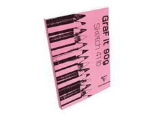 Clairefontaine Graf It - Bloc dessin - 80 feuilles - A3 - 90 gr - blanc