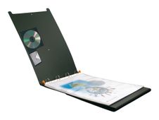 Exacompta Exactive Exashow - Portes-vues rechargeable - 50 vues - 5 positions - A3 - noir