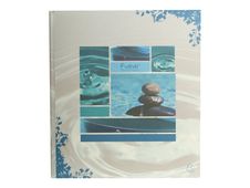 Album photo à spirale Exacompta Graphik 32x32 cm – 60 pages noires pour 360 photos 10x15 cm - couverture noire élégante