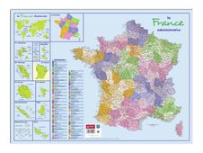 Bouchut - Sous-main France administrative - 40,5 x 55 cm