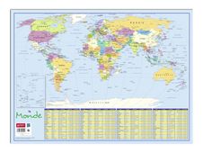 Bouchut - Sous-main Monde politique - 40,5 x 55 cm