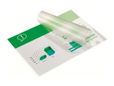 GBC Document Laminating Pouch - pack de 100 - brillant - 216 x 303 mm - pochettes plastifiées