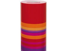 Clairefontaine Alliance - Papier cadeau - 70 cm x 50 m - 60 g/m² - rayures or/rose/rouge