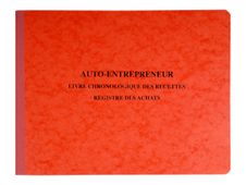Exacompta - Registre des recettes/achats pour auto-entrepreneurs - 24 x 32 cm