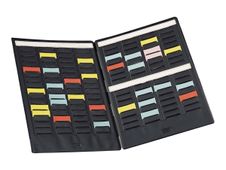 Nobo Mini - Planning portatif à fiches T - 2 volets - 24 x 31 cm