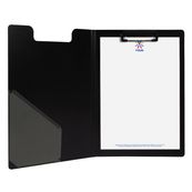 Viquel - Porte bloc à pince - A4 - avec rabat - noir