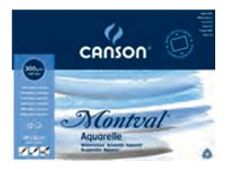 Canson Montval - Bloc dessin - 12 feuilles - 24 x 32 cm - 300 gr