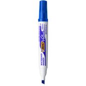 BIC VELLEDA 1751 - Marqueur effaçable - pointe biseau - bleu