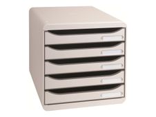 Exacompta BIG-BOX PLUS Classic - Armario de cajones - 5 cajones - para A4 Plus