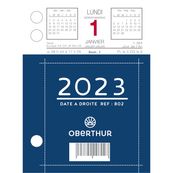 Oberthur Classique - Recharge bloc bureau - date à droite