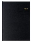 Agenda Santex Bremax - 1 jour sur 2 pages - 21 x 29 cm - noir - Brepols