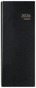 Agenda long Lima Jupiter B1 - 1 jour par page - 13 x 33 cm - noir - Brepols