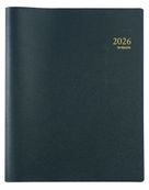 Agenda Lima Saturnus - 2 jours par page - 13,3 x 20,8 cm - noir - Brepols