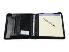 Brepols Palermo - Bloc- notes - A4 - noir - fermeture éclair