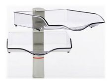 Novus CopySwinger II - 2 Bacs à courrier avec dispositif de fixation sur bureau - orientables