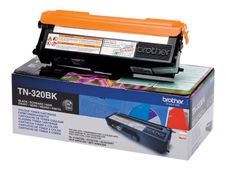 Brother TN320BK - Negro - original - cartucho de tóner - para Brother DCP-9055, DCP-9270, HL-4140, HL-4150, HL-4570, MFC-9460, MFC-9465, MFC-9970