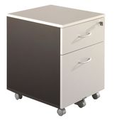 Caisson mobile WINCH 2 tiroirs dont 1 pour dossiers suspendus - Anthracite