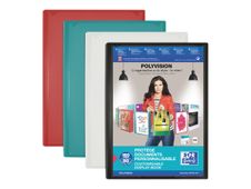 Oxford Polyvision - Porte vues personnalisable - 160 vues - A4 - disponible dans différentes couleurs opaques