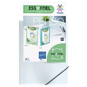 Viquel - Chemise personnalisable à rabats - A4 - blanc