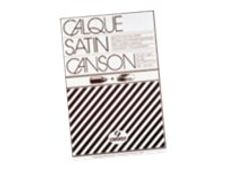 Canson - bloc dessin calque - 50 feuilles - A4 - 90G - blanc