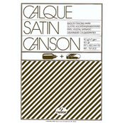 Canson - bloc dessin calque - 50 feuilles - A3 - 90G - blanc