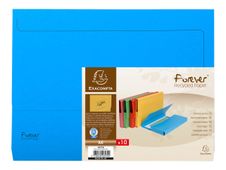 Exacompta Forever - 10 Chemises poche - 290 gr - couleurs assorties