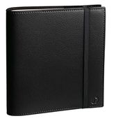 Agenda spiralé à élastique Time & Life Medium - 1 semaine sur 2 pages - 16 x 16 cm - noir - Quo Vadis