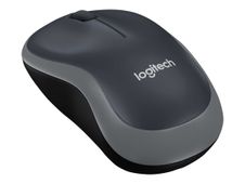 Logitech M185 - Ratón - óptico - inalámbrico - 2.4 GHz - receptor inalámbrico USB - gris