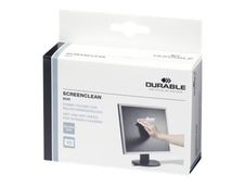 Durable Screenclean DUO - boite de 20 pochettes nettoyantes (10 sèches + 10 humides) pour écran
